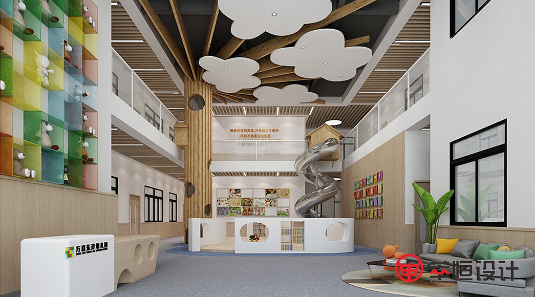 惠州方直东岸幼儿园室内空间