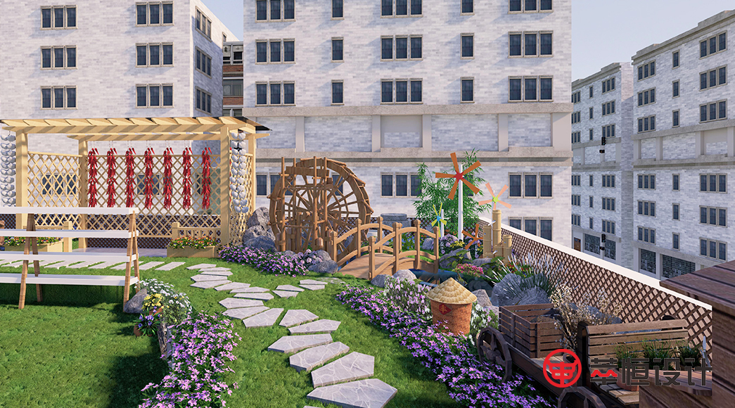 坪山区滨河幼儿园天台花园